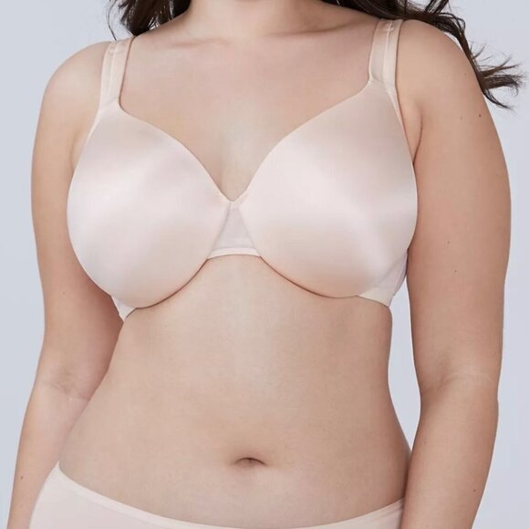 Cacique Womens Beige Lightly Lined Full Coverage Underwire Adjustable Bra 40DDD - Picture 1 of 7